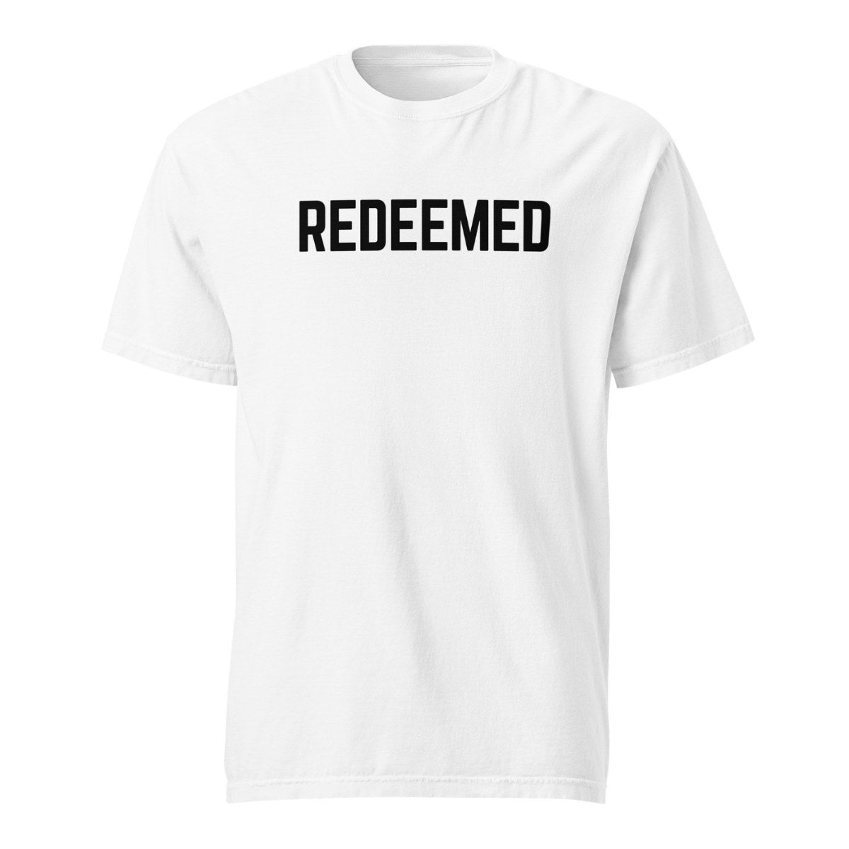 REDEEMED - Premium Heavyweight Christian Tee