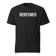 REDEEMED - Premium Heavyweight Christian Tee